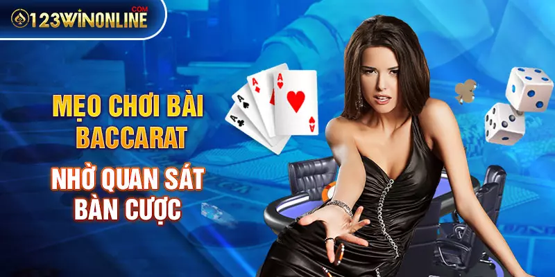 Mẹo chơi bài baccarat